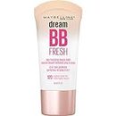 Maybelline Dream Fresh Skin Hydrating BB cream, 8-in-1 Skin Perfecting Beauty Balm Sheer Tint Coverage, Oil-Free, Medium, 1 Fl Oz