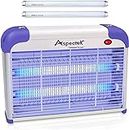 ASPECTEK Upgraded 20W Electronic Bug Zapper, Insect Killer - Mosquito, Fly, Moth, Wasp Killer for Indoor - Including 2 Pack Free Replacement Bulbs