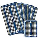 ElectroCookie Solderable Breadboard PCB Board for Electronics Projects Compatible for DIY Arduino Soldering Projects, Gold-Plated (5 Pack + 1 Mini Board, Blue)
