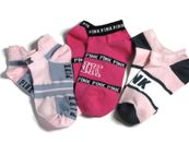 Victoria's Secret PINK Low Show Ankle Socks 3 Pairs Pink