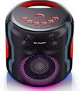 SHARP Portable Party Speaker with Bluetooth Music Streaming 130W IPX5 PS-919(BK)