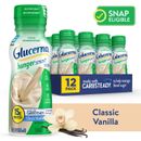 Glucerna Hunger Smart Diabetic Protein Shake, Classic Vanilla, 10 floz, 12 Count