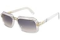 Cazal Legends Men's 6004 004 Clear/Gold Fashion Square Sunglasses 56mm