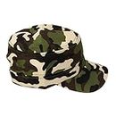 COMBR Fashionable Adjustable Polyester Baseball Hat Flat Crown Cap for Men Women Clothing Accessory Camo Hat #1