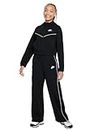 Nike FD2948-010 G NSW HR TRACKSUIT HD FZ Jacket Girl's BLACK/BLACK/WHITE/WHITE Größe M