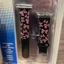 Disney Wearables | Disney Parks Black Minnie Mouse Bows Apple Watch Band 38mm, 40mm, 41mm | Color: Black | Size: Os