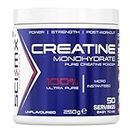 Creatine Monohydrate - 250g - Unflavoured - Suitable for Vegetarians + Vegans