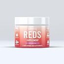 Warrior Reds – 100g – Superfood Powder – 9 Antioxidants Rich Superfruits – Blend Includes: Acai Berry, Beetroot, Cranberry, Strawberry, Goji Berry, and Papaya – 20 Servings (Blackcurrant)