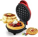 Tasmax Mini Waffle Maker Machine 3 In 1 Waffle Iron Home Appliances Kitchen Easy To Clean, 4 Inch, Perfect For Breakfast,Dessert, Sandwich, Pan Cakes, Other Snacks|Assorted - 350 Watts