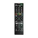 7 SEVEN Suitable Sony Tv Remote Original Bravia for Smart Android Television Compatible for Any Model of LCD LED OLED UHD 4K Universal Sony Remote Control, Black