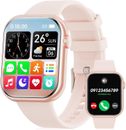 Smartwatch Damen mit Telefonfunktion Armbanduhr Watch iPhone Samsung Huawei Tab