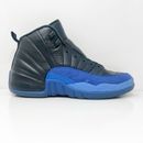 Nike Boys Air Jordan 12 153265-014 Black Basketball Shoes Sneakers Size 6Y
