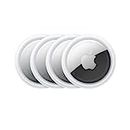 Apple AirTag (4 pack). Track and find your keys, wallet, luggage, backpack and more. Simple one-tap set up with iPhone or iPad. Replaceable battery.