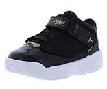 Nike Jordan Max Aura 4 Infant/Toddler Shoes Size 7, Color: Black/Metallic Gold/White