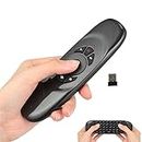 V88R 3 in 1 Universal Air Mouse Remote with Keyboard - 2.4 Ghz Wireless Connection Air Fly Smart Remote for PC, Smart TV, Android TV Box