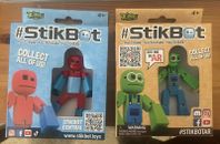 Stikbot Lot Of 2 New