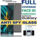 Protector de pantalla de vidrio de privacidad para Samsung Galaxy S23 S22 S21 S23Ultra S22+ S20