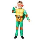 Amscan Mutant Ninja Turtles Teenage Costume for Boys 4-6 Years Kid's, Green/Yellow
