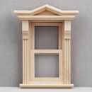 Meubles de maison de poupée, échelle 1: 12, fenêtres en bois, Simulation de