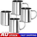 400ml Stainless Steel Double Wall Cup Mugs Drinking Coffee Camping Kitchen Trip