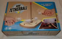 Mini Tetherball Game Table Top Wood Ages 8+ Play Anywhere Buffalo Games NIB