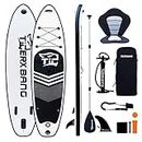 TIGERXBANG Inflatable Stand Up Paddle Board SUP Board with Kayak Seat |320x82x15cm| 305x82x15cm| for Adults/Kids| ISUP PaddleBoarding Complete Kit