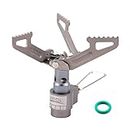 BRS Stove BRS 3000T Stove Ultralight Backpacking Stove Portable Pocket Stove Titanium Camping Gas Burner only 26g with 1 Extra Backup O-Ring