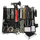 Lixada Emergency Survival Kit 18-in-1 Survival Equipment Emergency Tool Supplies First Aid Gear for Hiking Hunting Camping Adventures