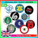 PERSONALISED TROPHY CENTER * Sports Printed Domed 25mm Centre * Customised Award