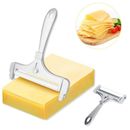 Adjustable Wire Cheese Slicer Cutter Stainless Steel Kitchen Cooking Tools