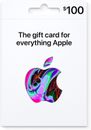 Apple Gift Card $100 - App Store, Itunes, Iphone, Ipad, Airpods, Macbook