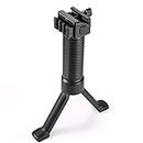 Szaerfa Vertical Foregrip Bipod Handle with Extendable Legs Foregrip for Paintball Shooting