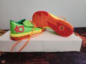Zapatos de baloncesto Nike KD 6 para niños talla 4,5Y edición caramelo verde lima 599477-300