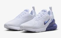 Nike Air Max 270 White/Blue Sneakers Mens Size US 7-13 Casual Shoes Rare New✅