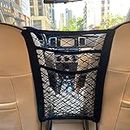 WENOVL 3-Layer Car Mesh Organizer, Seat Back Net Bag, Barrier of Backseat Pet Kids, Cargo Tissue Purse Holder, Driver Storage Netting Pouch