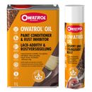 OWATROL Öl OIL Bundle 1 Liter + 1 x 300ml Öl Spray Rostschutz Rostversiegelung