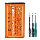 Pickle Power 3DS XL Battery, Upgraded 2000mAh SPR-003 Battery Replacement for Nintendo 3DS XL, New 3DS XL, 3DS LL Console with Tool Kit(Not for 3DS, New 3DS)