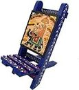Fashion Bizz Unique & Traditional Rajasthani Gemstone Painting Wooden Mobile Stand Holder