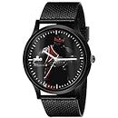 AROA Watch New Watch for Lebron James with Basketball Model : 572 Black Metal Type Analog Black Strap Watch Black Dial for Men Stylish Watch for Boys