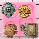 YTYASO Silicone Molds DIY  Birthday Cupcake Topper Fondant Cake Decorating Tools Candy Clay Chocolate Moulds