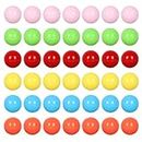 Laviesto Game Replacement Balls,0.91Inch(23mm) Acrylic Solid Color Marbles Balls for Chinese Checkers,Aggravation Game,Marble Games,Wahoo,Dirty Marbles,Board Game DIY Craft Home Decoration (42PCS)
