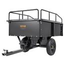 Vevor rimorchio ribaltabile 680 kg tosaerba trattore da prato ribaltabile ATV UTV rimorchio