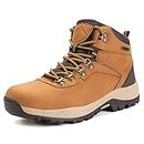 CC-Los Women's Waterproof Hiking Boots Work Boot Outdoor Trekking Camping Trail Yellow Size 8.5