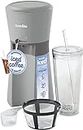 Summer Breville Iced Coffee Maker | Plus Coffee Cup with Straw | Ready in Under 4 Minutes | Grey