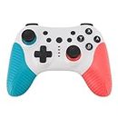Switch Controller Wireles, Dual Motor Vibration Gamepad Joystick with 6 Axes Gyroscope, Bluetooth V2.1 Ergonomic Remote Gamepad with Wake Up Support, 600mAh, for Switch