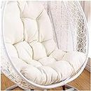 Hanging Egg Chair Swing Set Accessories Wicker Hanging Chair Cushions Swing for Bedroom Hanging Cushion Egg Chair Indoor, Onecolor,High Credit1