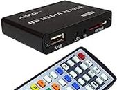 JUSTOP HD Media Box Player Full HD 1080P HDMI Out, 5.1 Surround Sound Out - Play Movies/Music/Photos/Files directly on your TV (V2)
