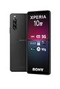 Sony Xperia 10 IV - Smartphone Android, Téléphone Portable 6 Pouces 21:9 Wide OLED - Camera 3 Objectifs - Prise Jack 3.5 mm - 6Go RAM - 128Go Stockage - Double SIM Hybride (Noir)