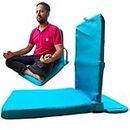 The Yogis Meditation Seat Cushion - Foldable Portable Large Size Light Weight Meditation Chair Floor Seating Chair for Gaming, Back Support, Reading, Yoga, Meditation, School