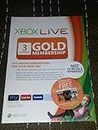 Xbox LIVE Gold 3-Month Membership Card (Xbox One/360)
